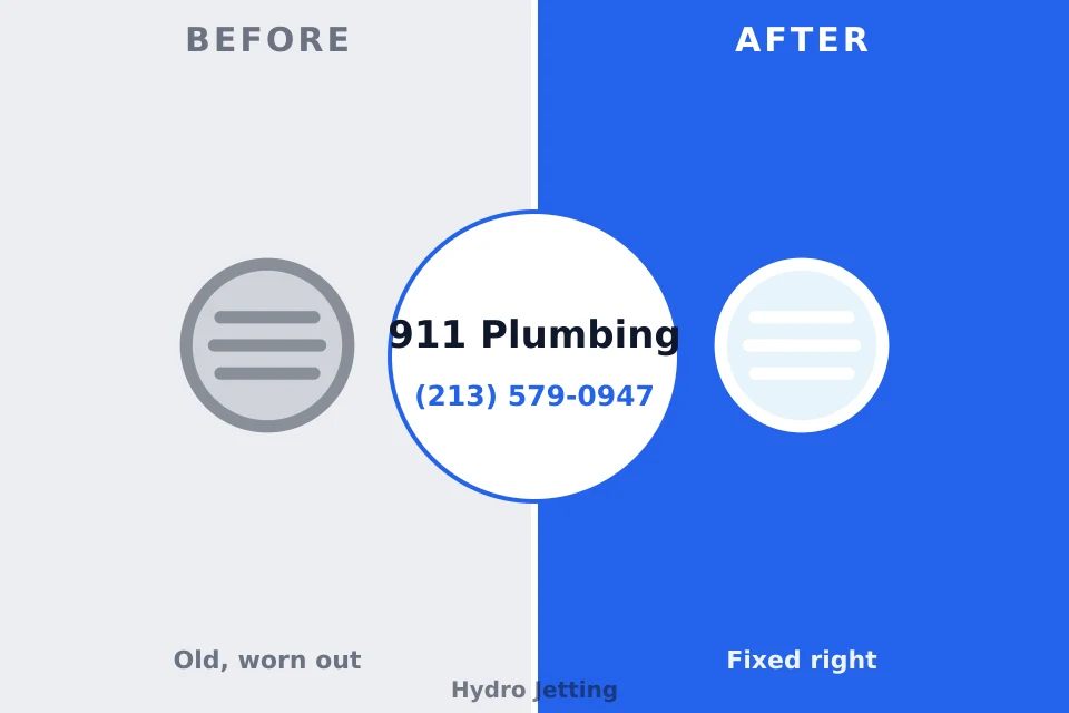 Before and after: plumbing company Bad Axe, MI